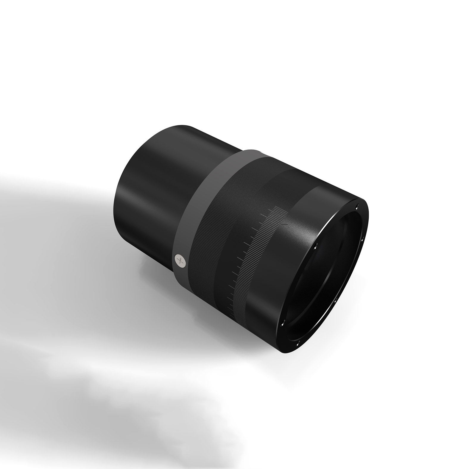 Precision collimating objective lens assembly