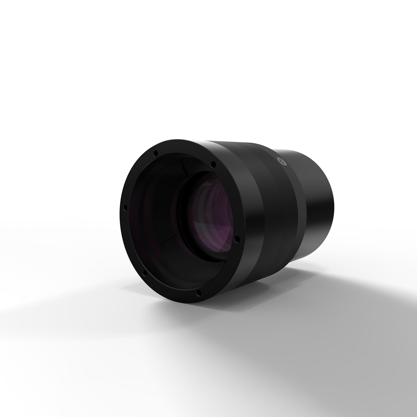 Precision collimating objective lens assembly