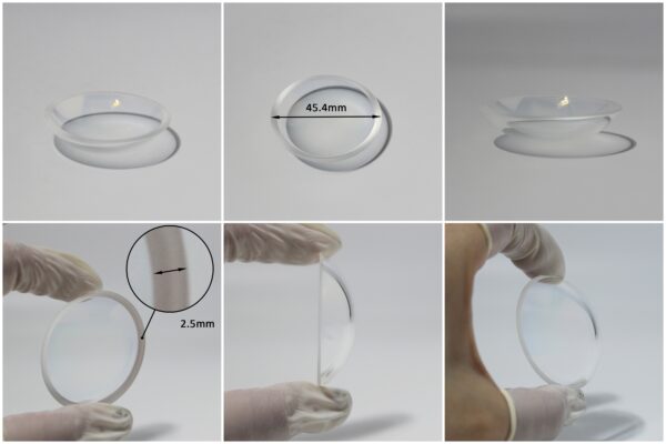 Glass dome with optical coating for imaging systems