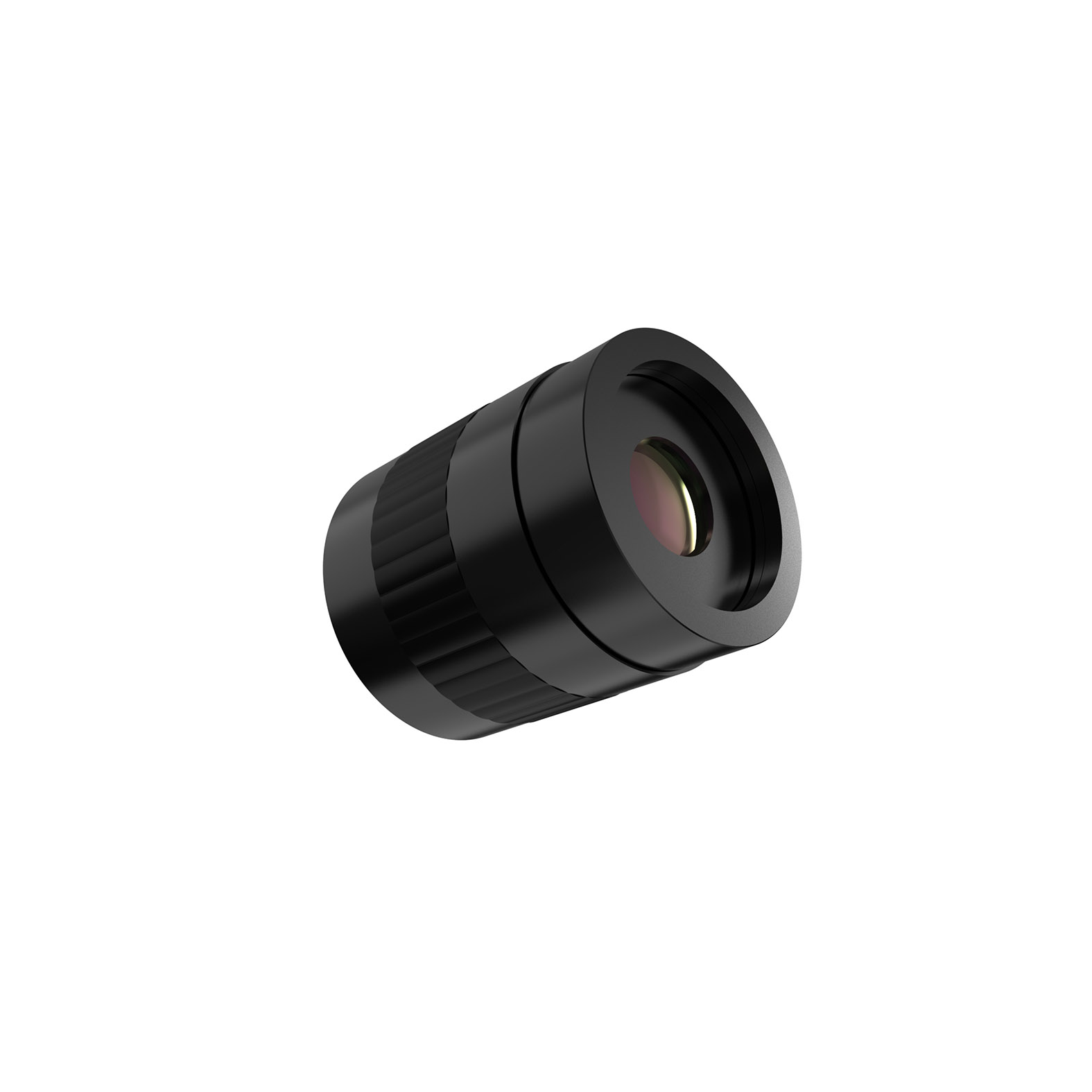 High power laser focusing objective for machining centers
