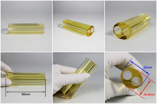 Two bore laser cavity