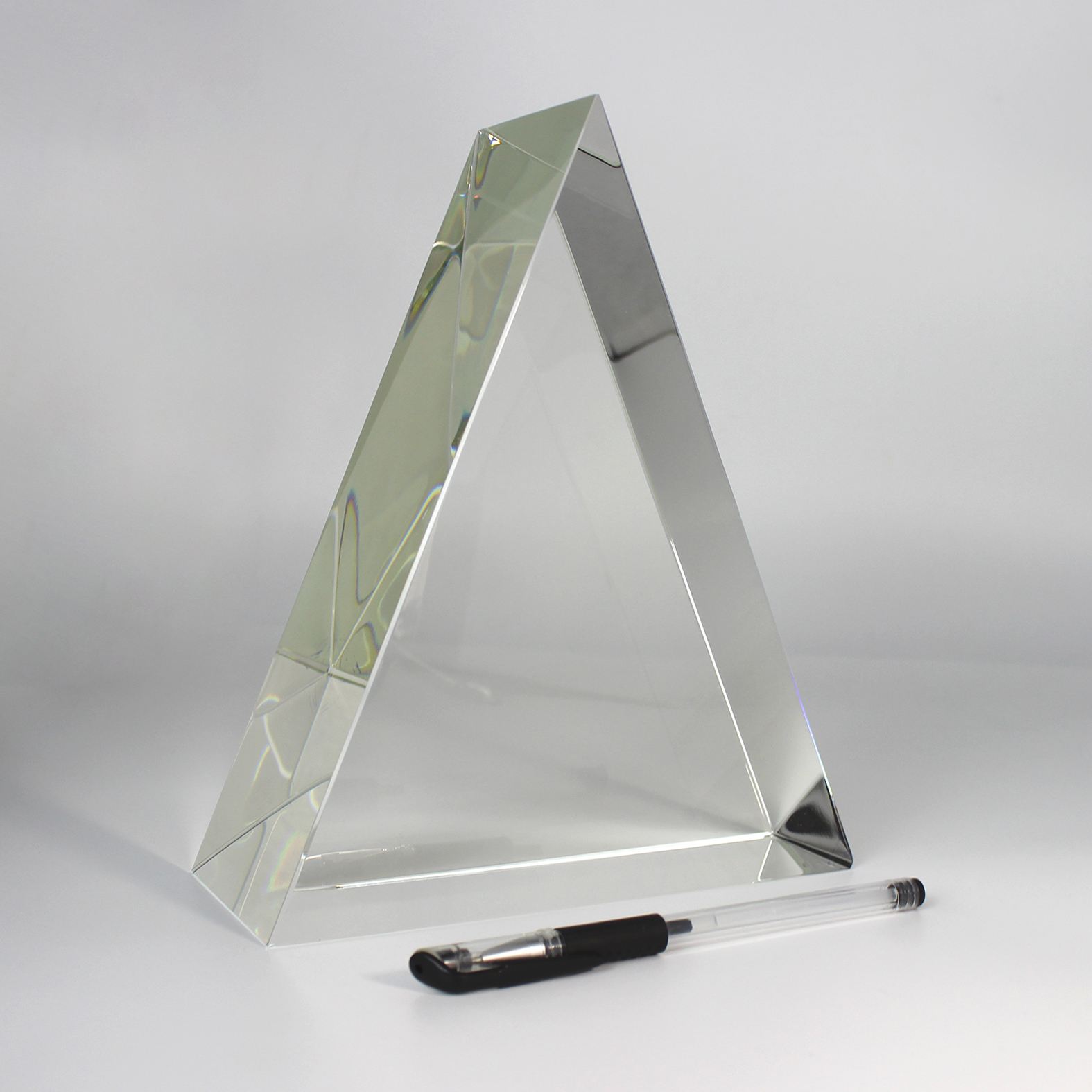 Triangular prism for precision optical applications
