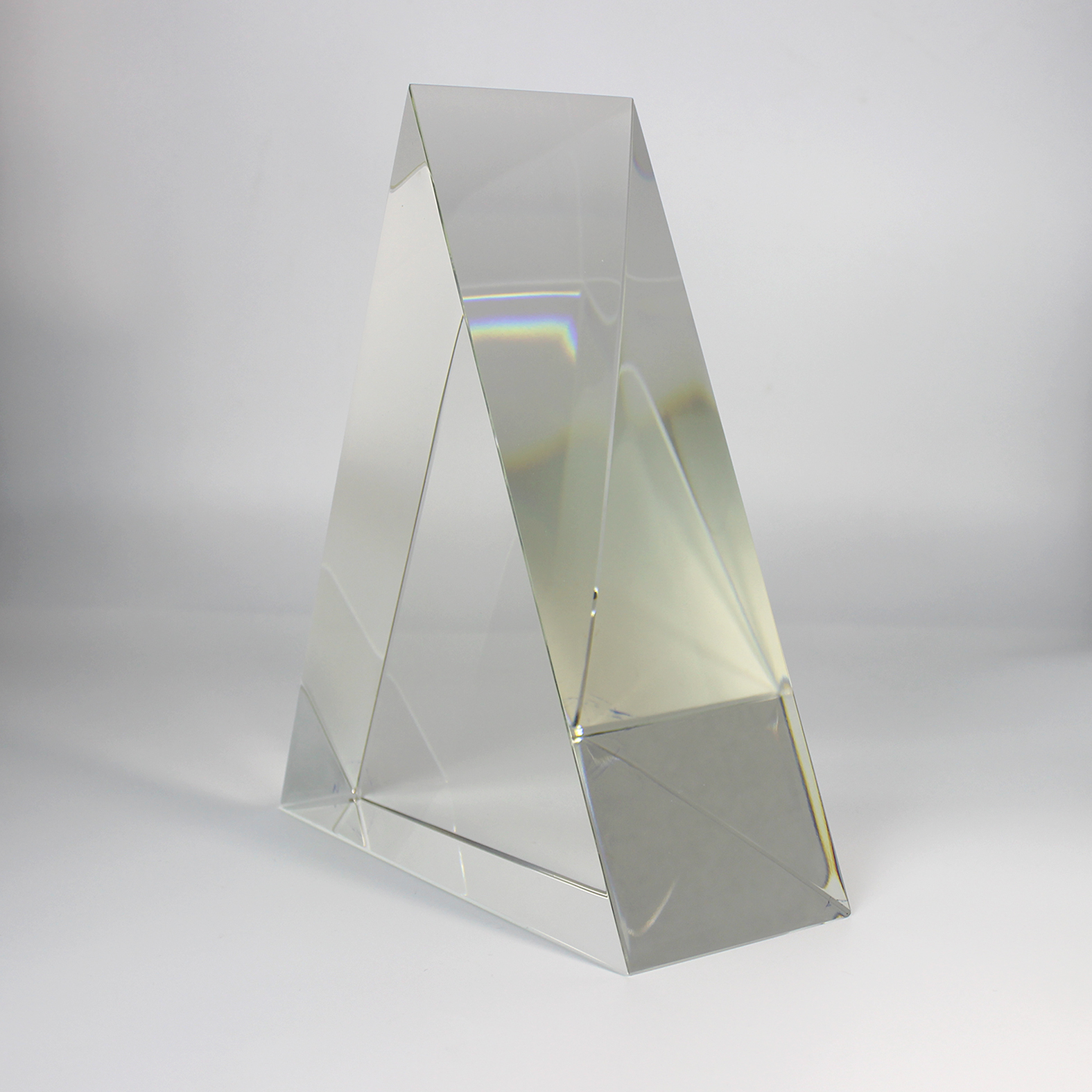 Triangular prism for precision optical applications