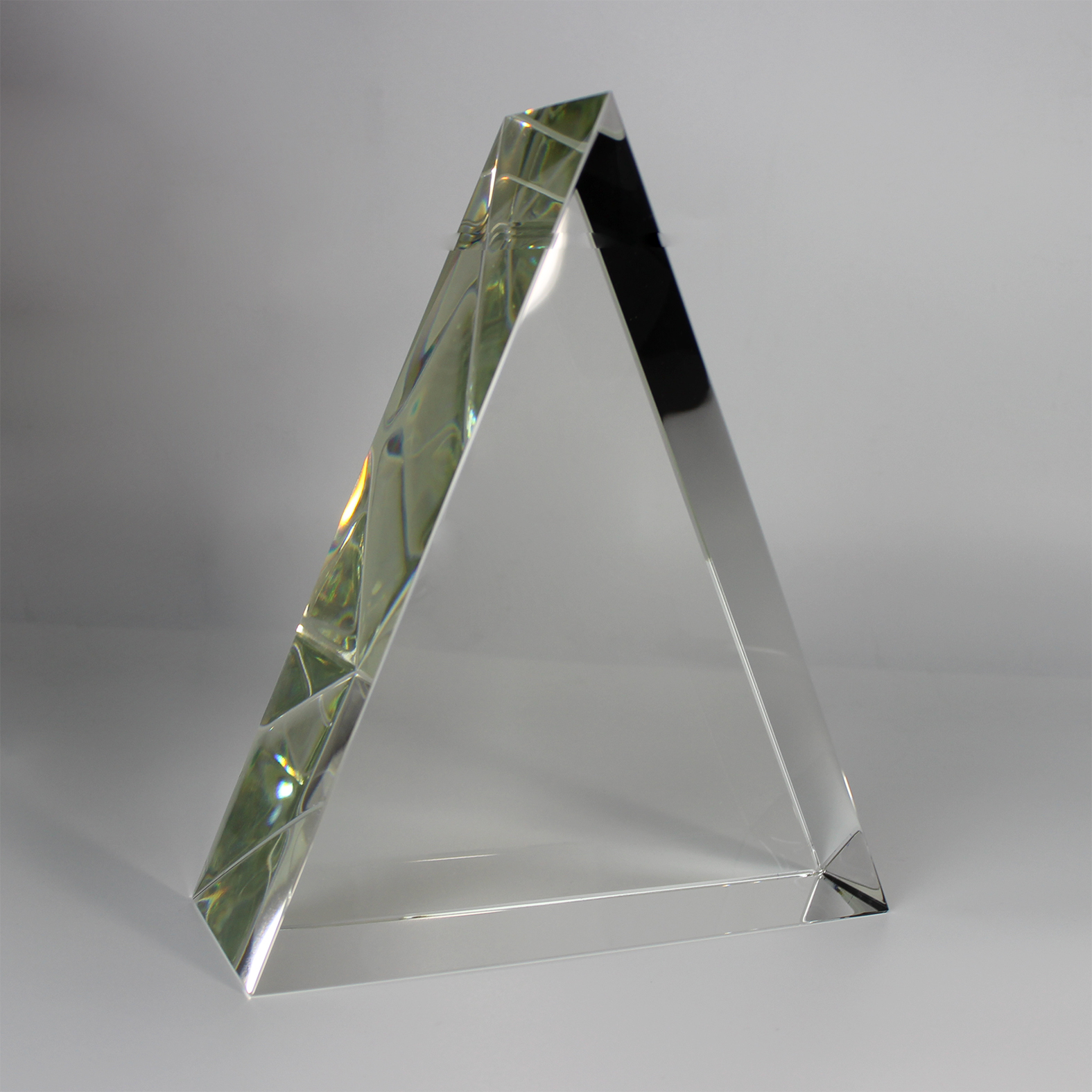 Triangular prism for precision optical applications