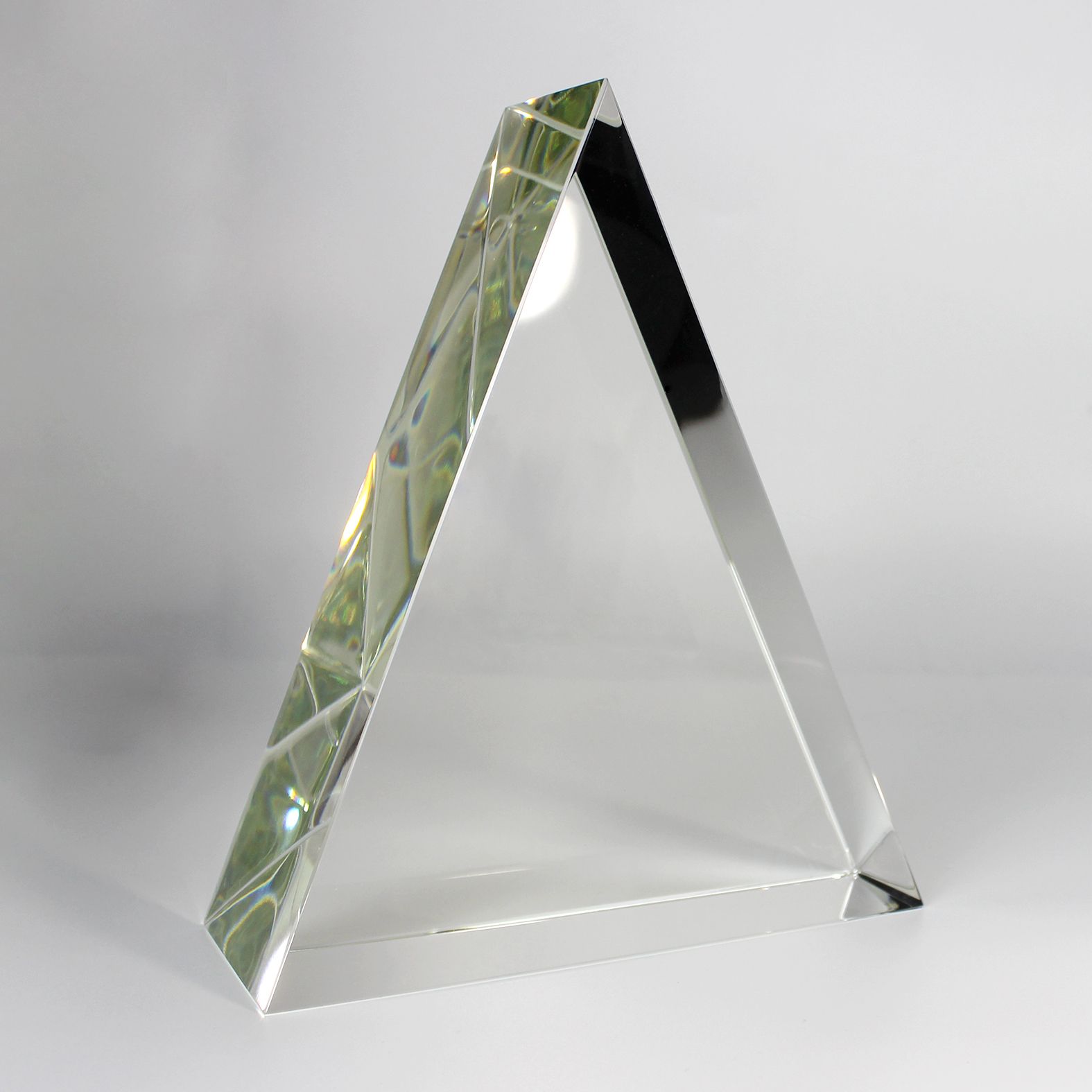 Triangular prism for precision optical applications