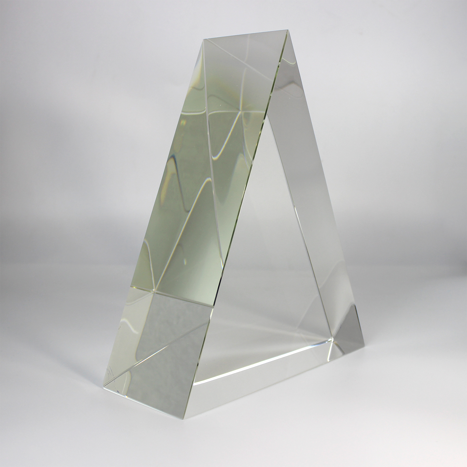 Triangular prism for precision optical applications