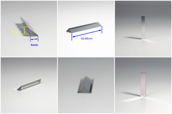 Precision triangular optical prism