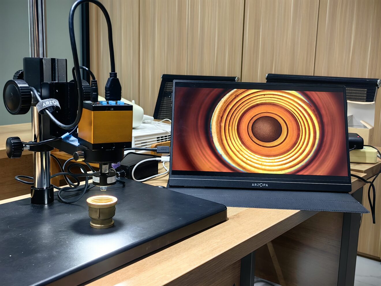 inner wall inspection lens applications for deep holes pipes bores and internal cavities