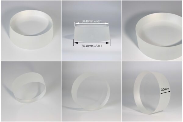 Precision optical K9 glass window
