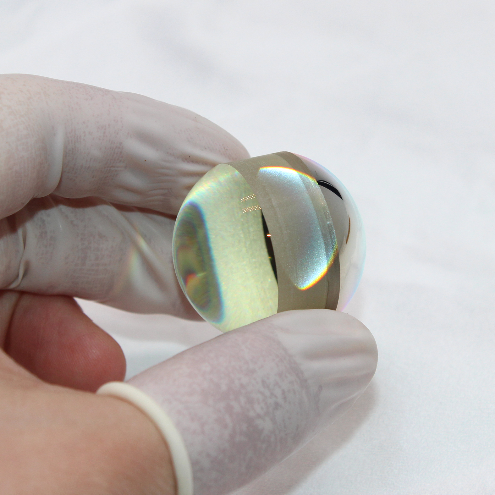 Cat's eye reflector optical component