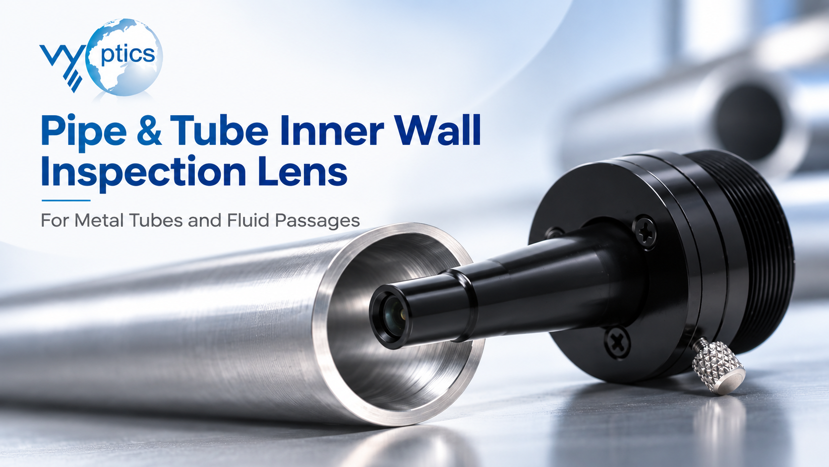 Pipe & Tube Inner Wall Inspection Lens For Metal Tubes and Fluid Passages
