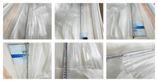Precision quartz glass tube