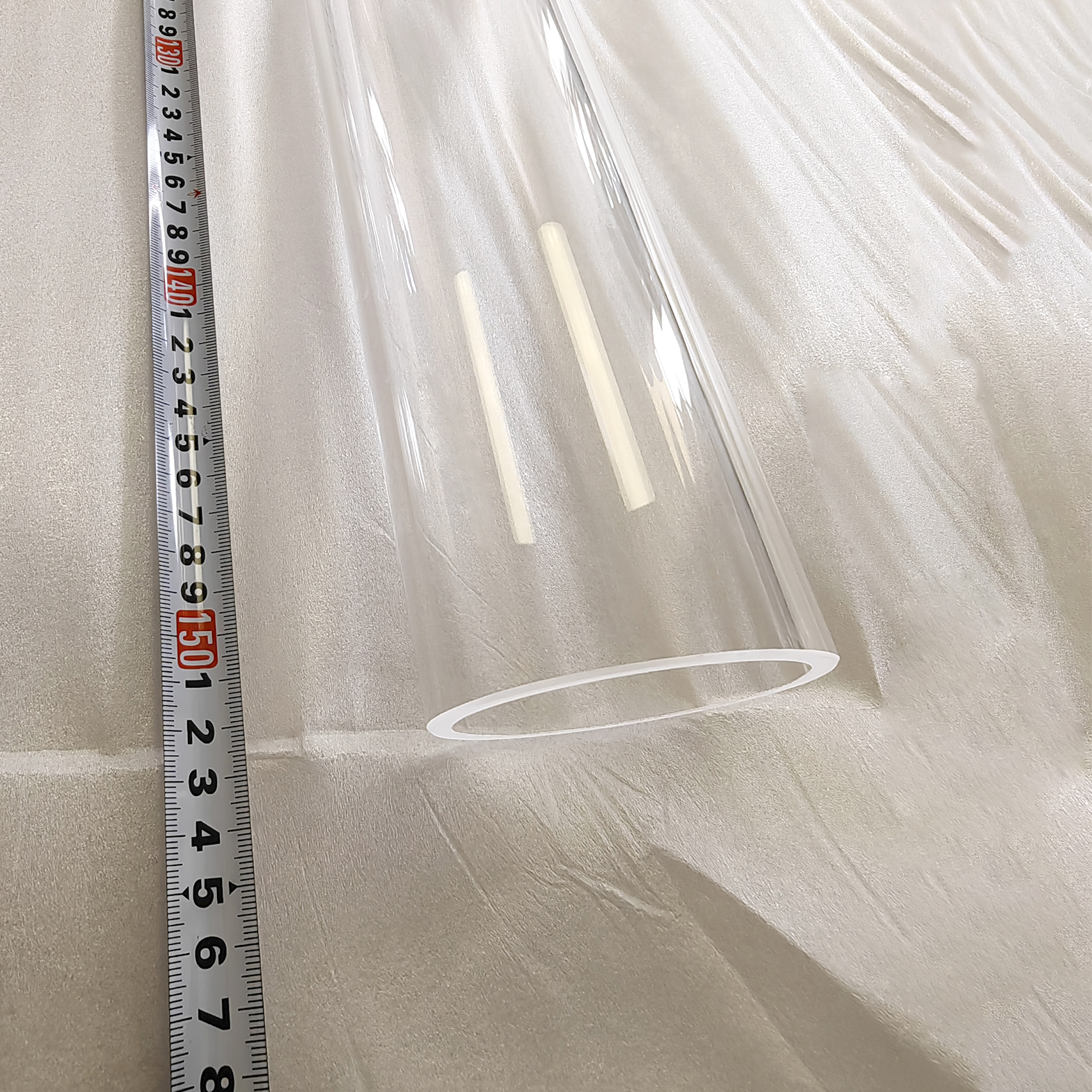 Precision quartz glass tube