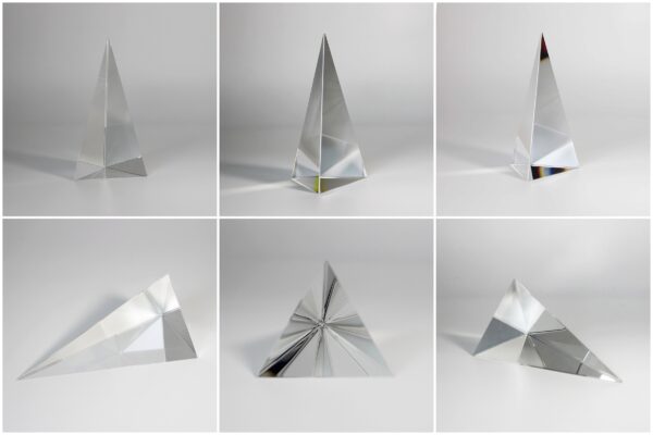 Triangular pyramid prism