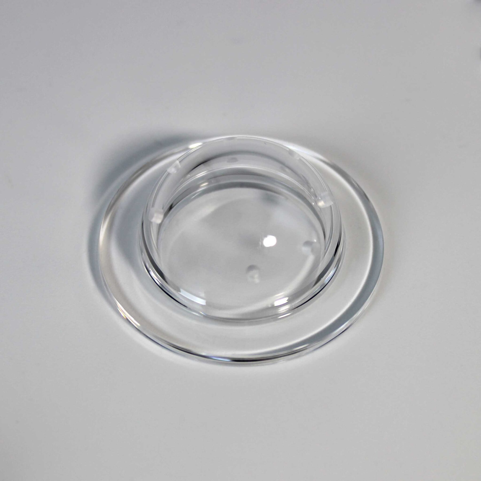 Optical Dome Lens with Precision Machined Holes