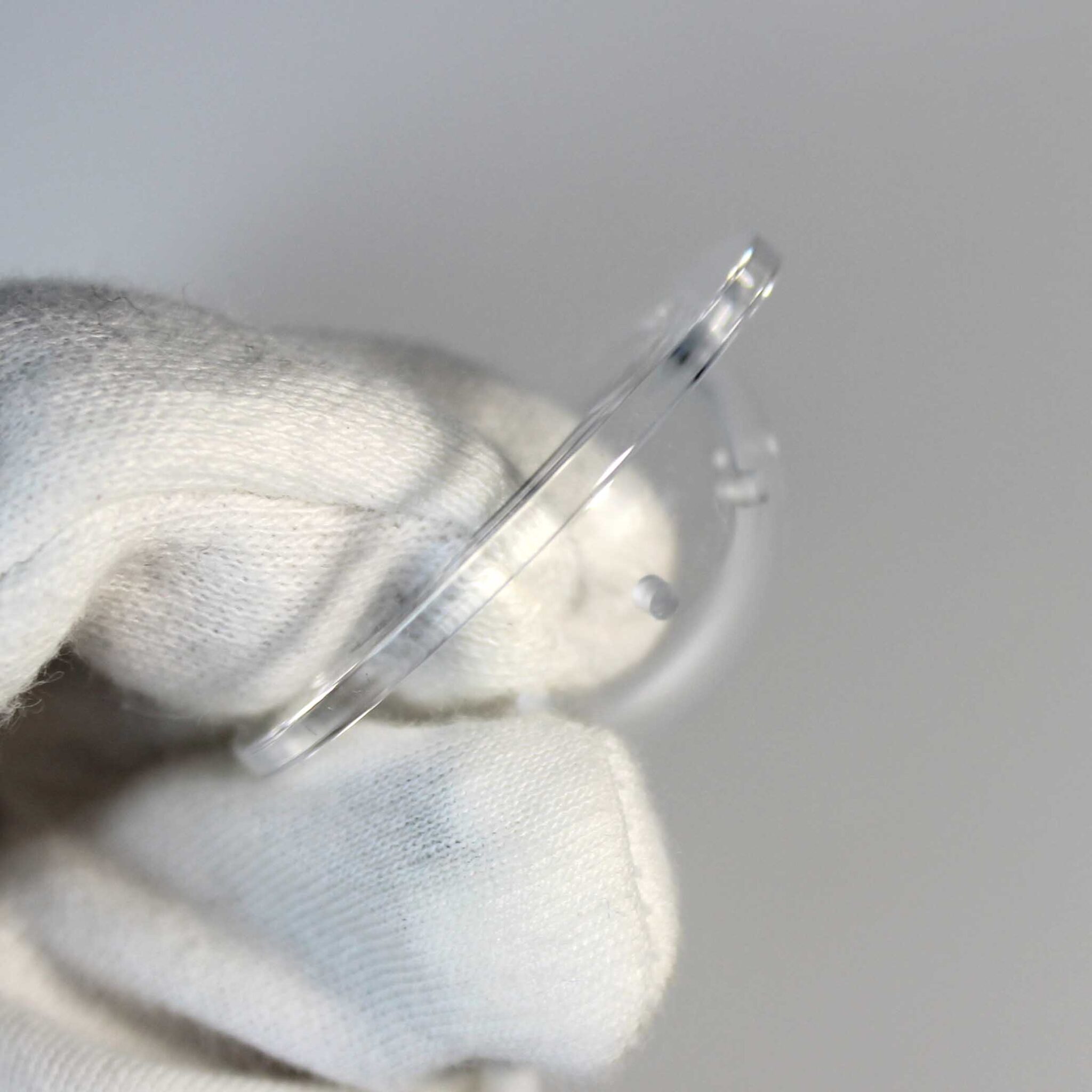 Optical Dome Lens with Precision Machined Holes