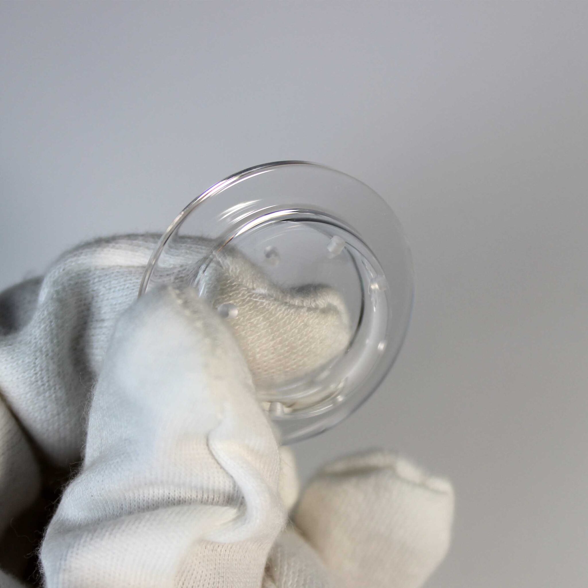 Optical Dome Lens with Precision Machined Holes