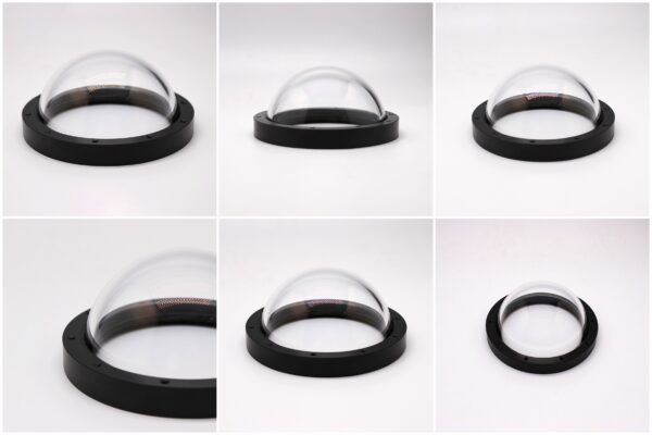 Metal Flange Dome Lens Optical Assembly