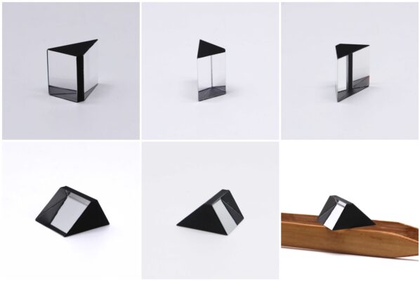 Sapphire optical prism for light reflection and optical system integration
